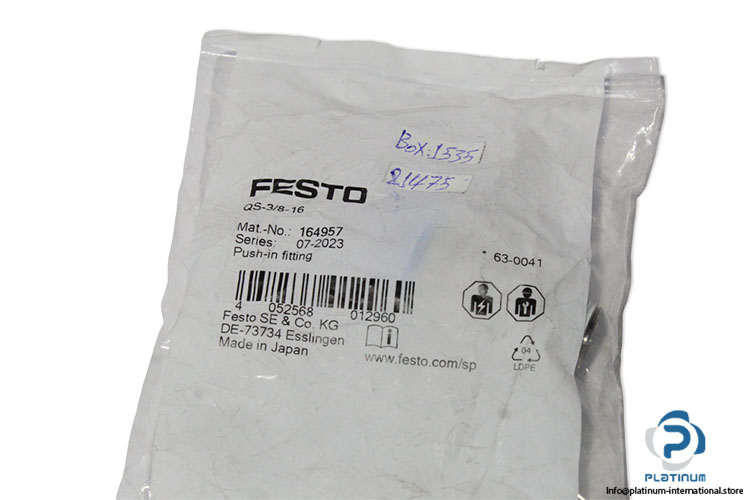 festo-164957-push-in-fitting-(New)-2