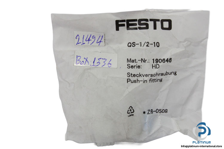 festo-190646-push-in-fitting-(New)-2
