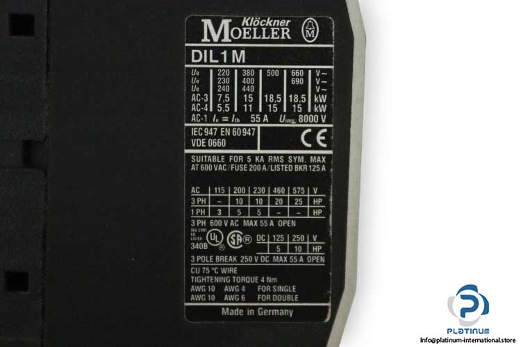 moeller-DIL-1M-contactor-(New)-3