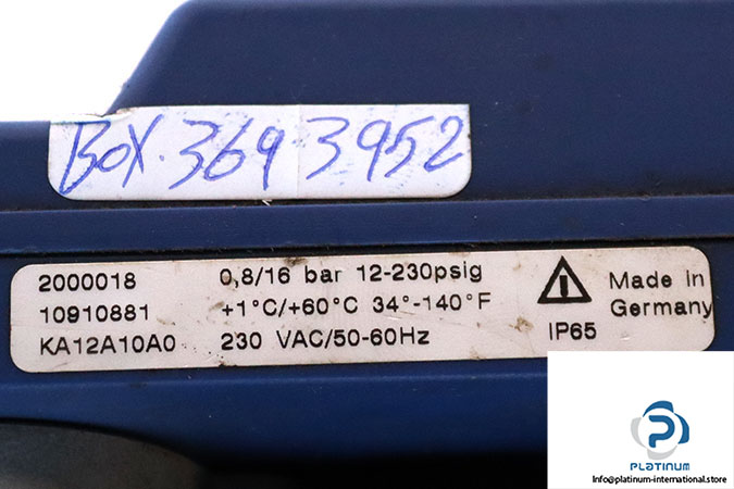 bekomat-KA12A10A0-electronically-level-controlled-condensate-drain-used-3