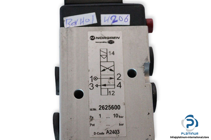 Norgren-2625600-single-solenoid-valve-with-coil-(used)-2