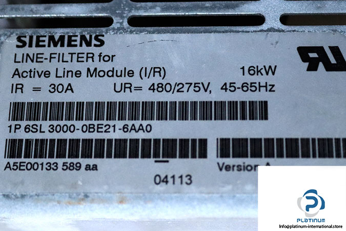 siemens-6SL3000-0BE21-6AA0-line-filter-used-4