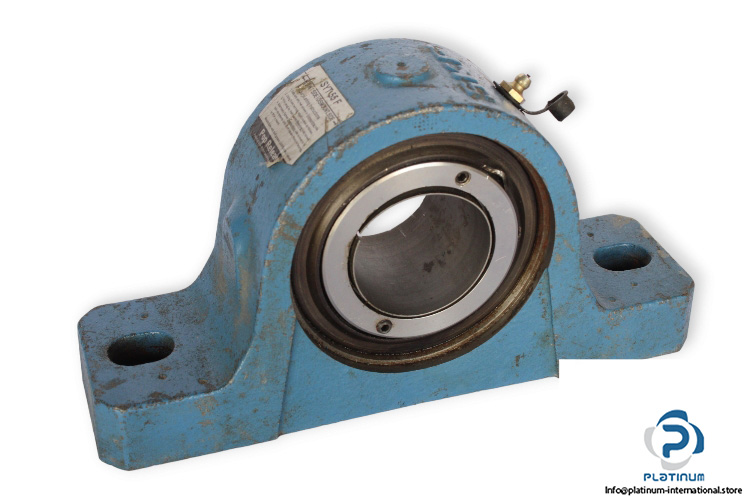 skf-SYT-55-F-pillow-block-roller-bearing-unit-(used)