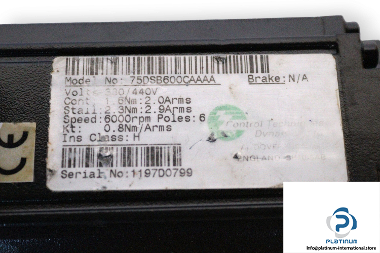 control-techniques-75DSB600CAAAA-servo-motor-(used)-2