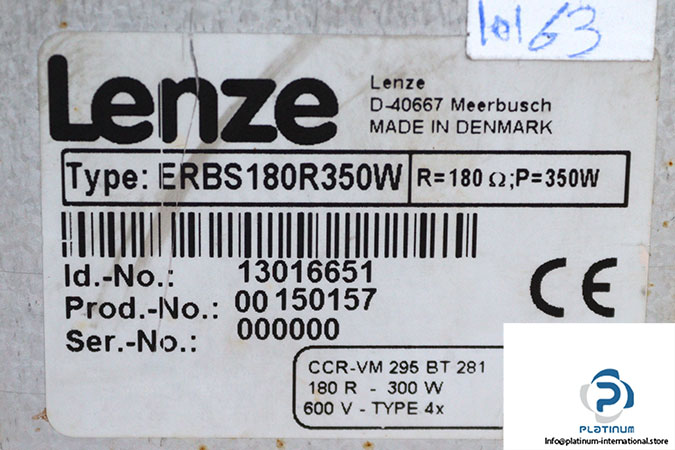 lenze-ERBS180R350W-brake-resistor-(used)-2