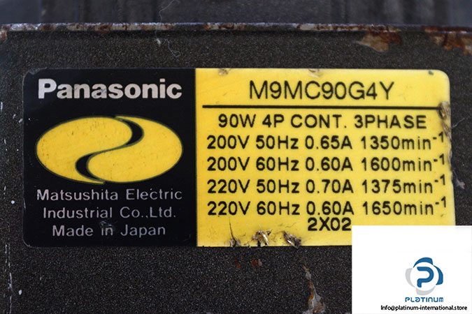 panasonic-M9MC90G4Y-induction-motor-(used)-2