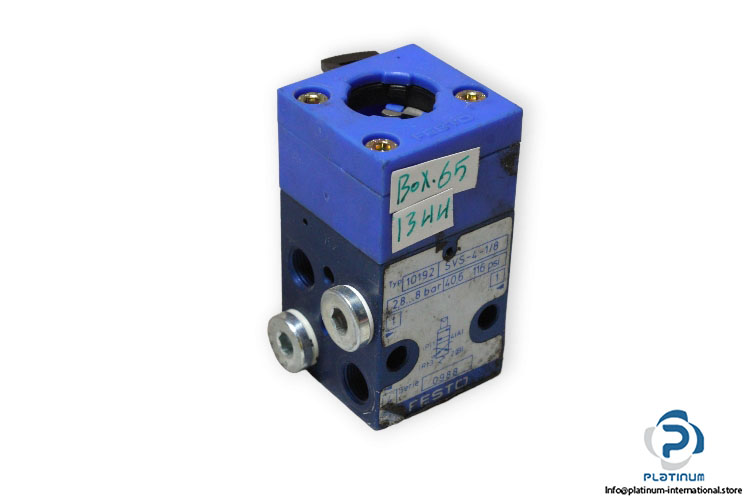 festo-10192-front-panel-valve-used