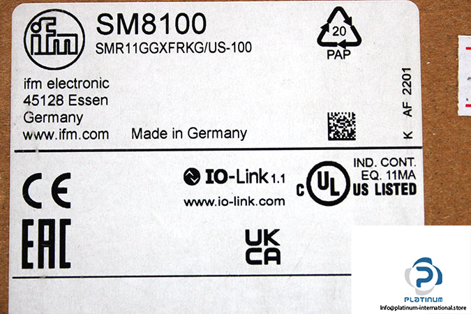 ifm-SM8100-magnetic-inductive-flow-meter-(new)-2