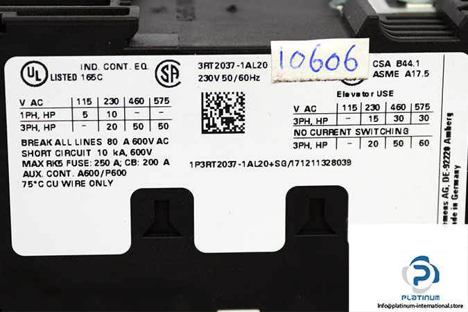 siemens-3RT2037-1AL20-power-contactor-(new)-3