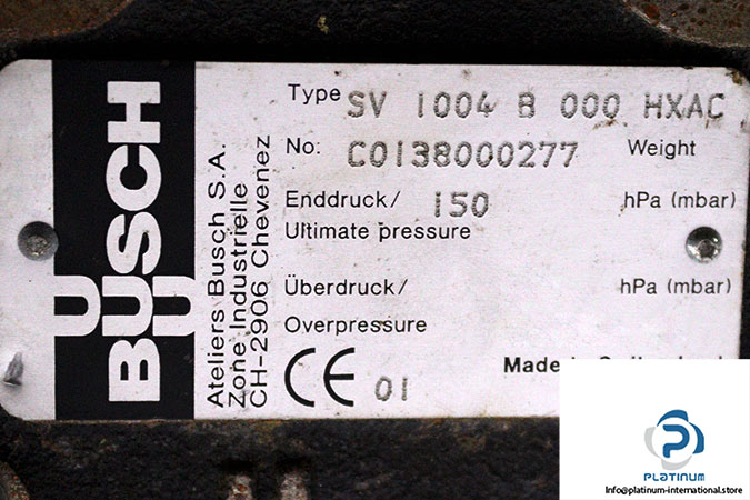 busch-SV-1004-B-000-HXAC-vacuum-pump-used-2