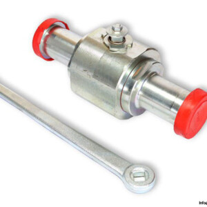 Gemels GBS6 DN40 2-WAY High Pressure Ball Valve