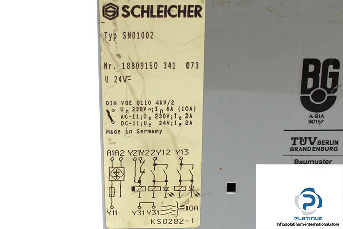 schleicher-SNO-1002-emergency-stop-relay-(used)-2