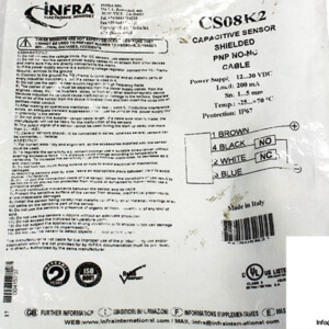 Infra CS08K2 Capacitive Sensor