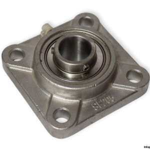 KML SUCSF205 Stainless Steel Four-Bolt Square Flange Unit