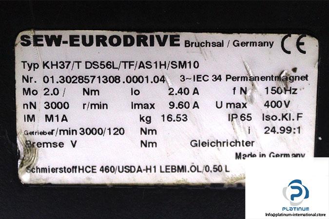 sew-KH37_T-DS56L_TF_AS1H_SM10-bevel-helical-servo-gearmotor-(used)-2