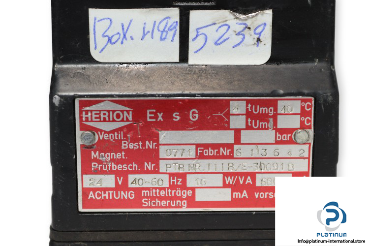 Herion-PTB-NR.111B_E-30091B-electrical-coil-(used)-2