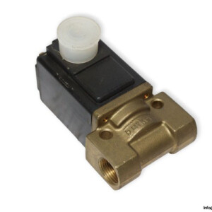 burkert-0256-A-5-0-NBR-MS-G3_8-PN0-12BAR-single-solenoid-valve-used