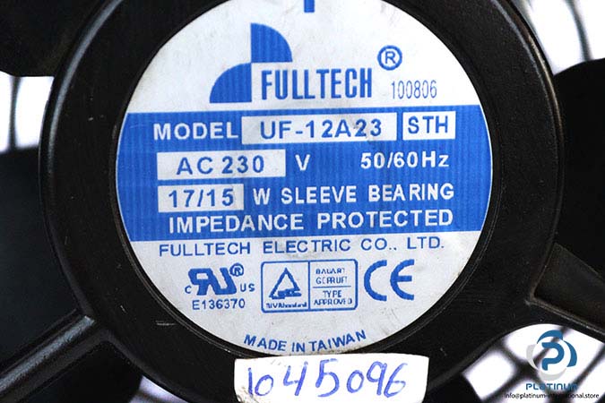 fulltech-UF-12A23STH-axial-fan-used-1
