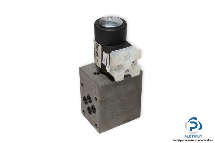 rexroth-0-810-040-910-cartridge-type-poppet-valve-with-hydraulic-block-used