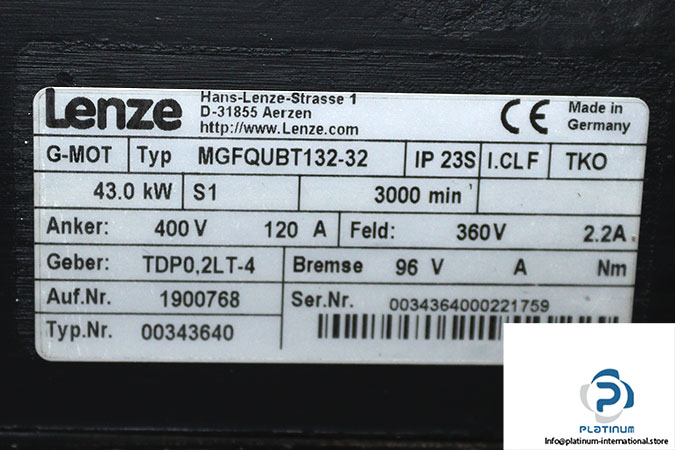 lenze-MGFQUBT132-32-dc-motor-used-2