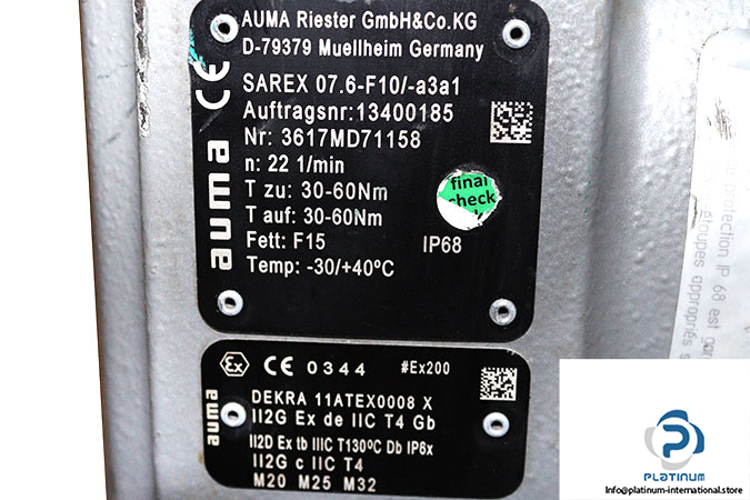 auma-SAREX-07.6-F10_-a3a1-multi-turn-actuator-used-4