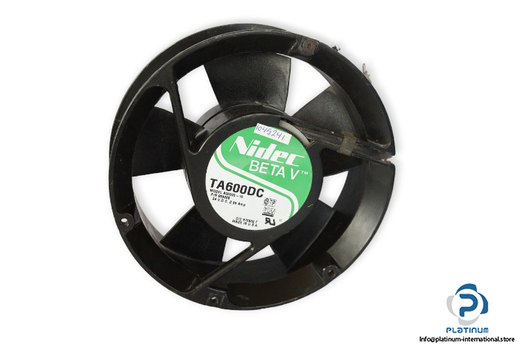 nidec-A32600-10-axial-fan-used