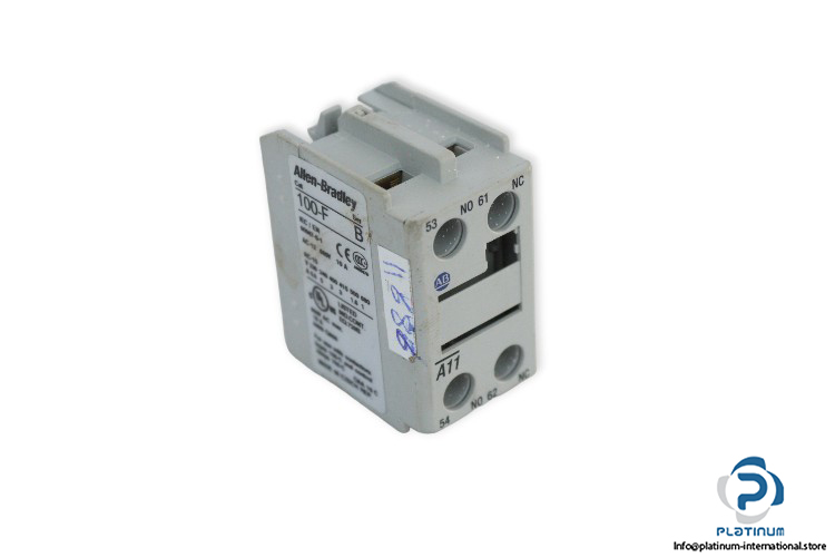 allen-bradley-100-FA11-auxiliary-contact-block-(used)
