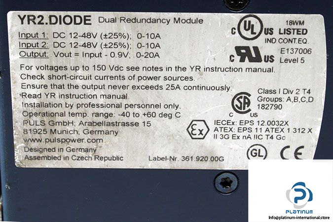 puls-yr2-diode-redundancy-module-2