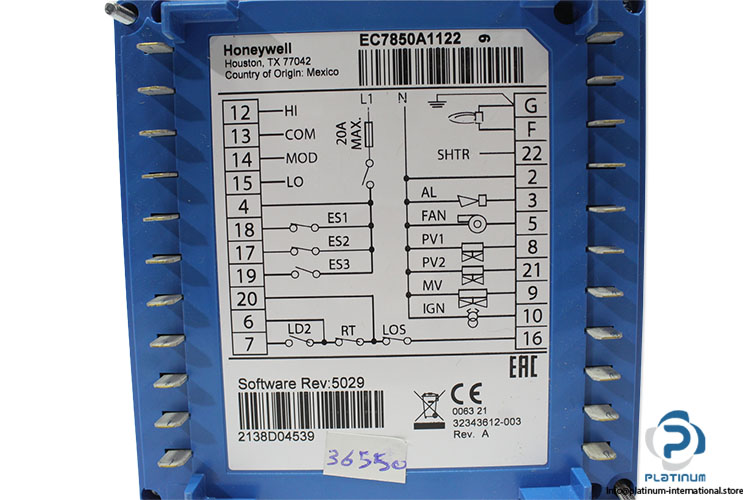 honeywell-EC7850A1122-6-burner-controller-(new)-5