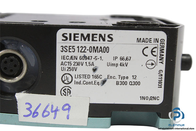 siemens-3se5122-0ma00-safety-switch(used)-2