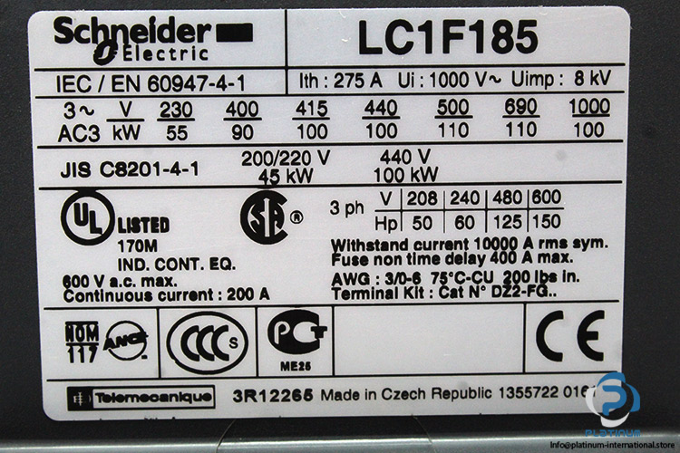 schneider-lc1f185-contactor-body-without-coil(new)-3