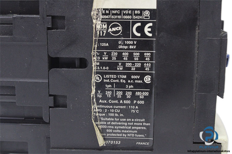 TELEMECANIQUE-LC1D9511-contactor(new)-3