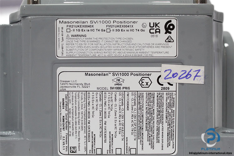 masoneilan-SVI1000-smart-valve-positioner-(New)-3