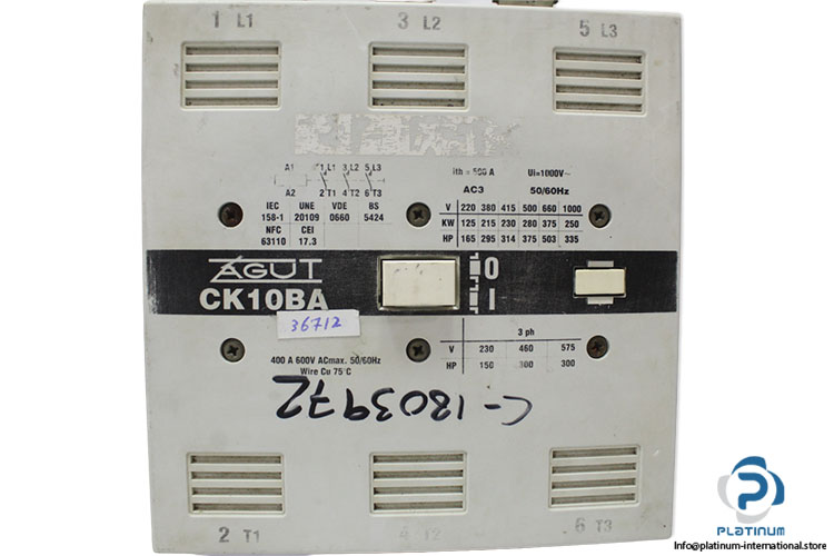 AGUT-CK10BA-contactor(used)-2