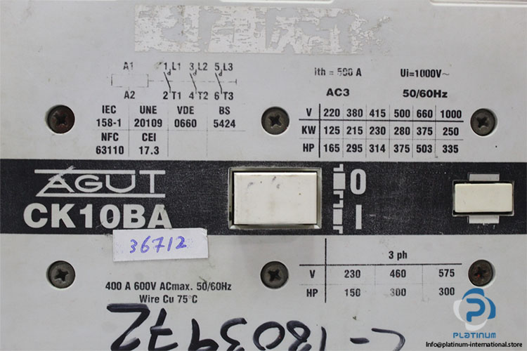 AGUT-CK10BA-contactor(used)-3