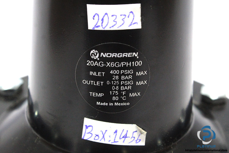 norgren-20AG-X6G-PH100-pressure-regulator-(New)-3