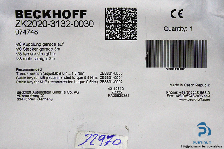 Beckhoff-ZK2020-3132-0030-cable(new)-3