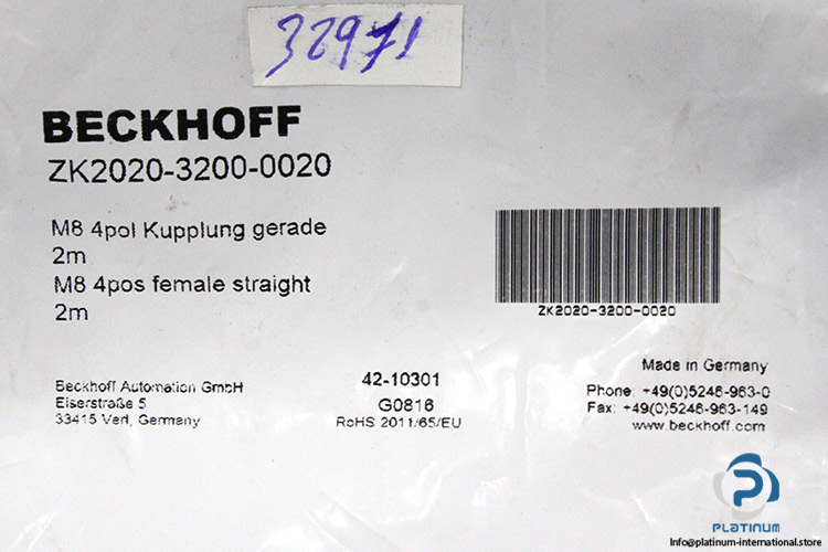 Beckhoff-ZK2020-3200-0020-cable(new)-3