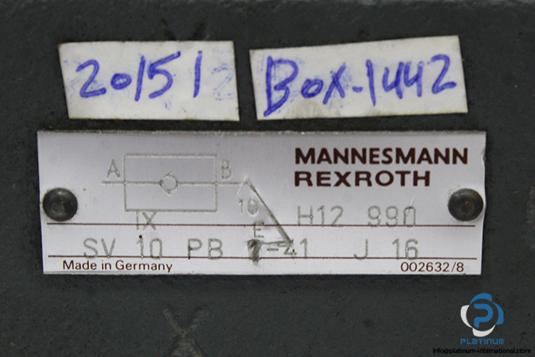 rexroth-SV10PBE-41J16-pilot-operated-check-valve-(New)-3
