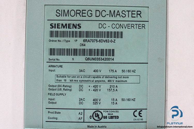 siemens-6RA7075-6DV62-0-Z-converter-commutation-protector(used)-2
