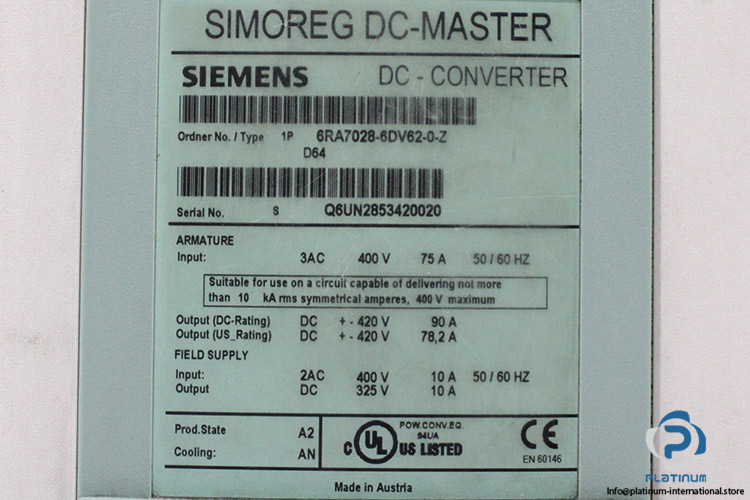 siemens-6RA7028-6DV62-0-converter-commutation-protector(used)-2