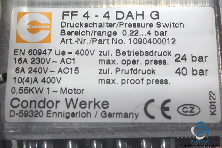 condor-FF4-4DAHG-pressure-switch-(New)-3