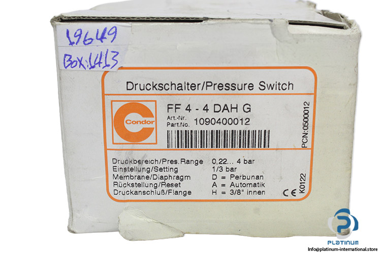 condor-FF4-4DAHG-pressure-switch-(New)-4