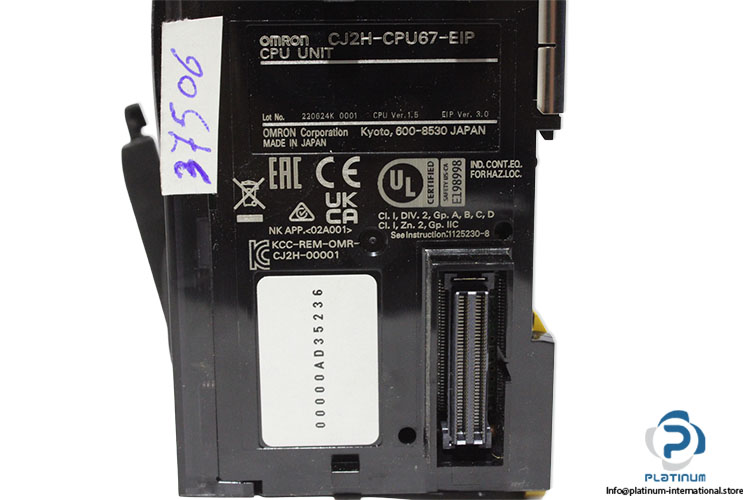 Omron-cj2h-cpu67-eip-programmable-logic-controller(used)-2