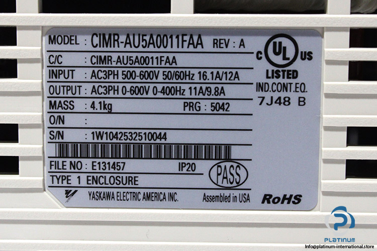 yaskawa-CIMR-AU5A0011FAA-ac-frequency-drive-(new)-(carton)-8
