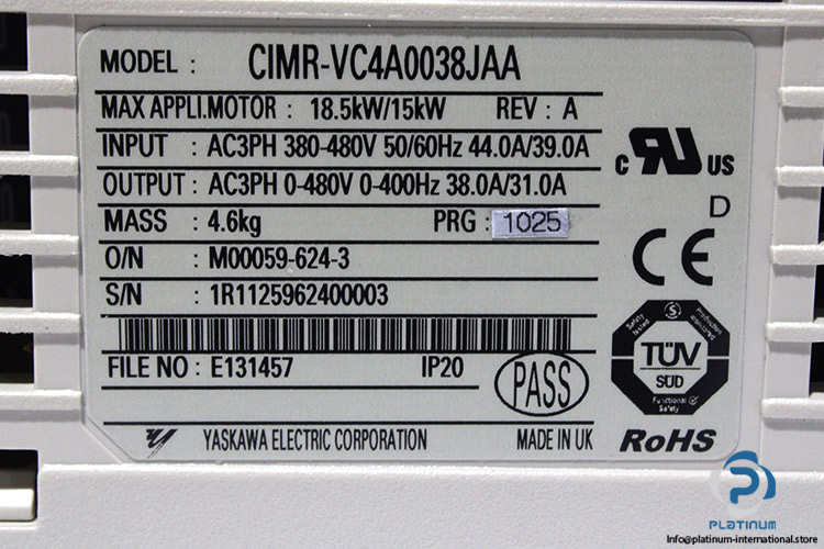 yaskawa-CIMR-VC4A0038JAA-ac-frequency-drive-(new)-(carton)-6