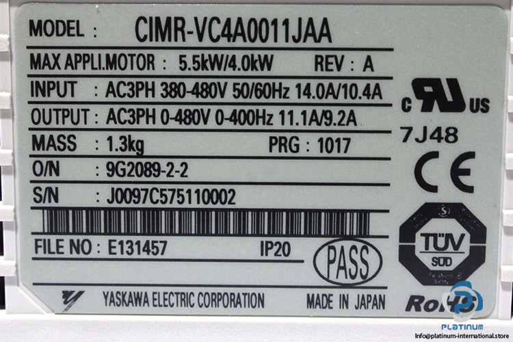 yaskawa-CIMR-VC4A0011JAA-ac-frequency-drive-(new)-(carton)-5