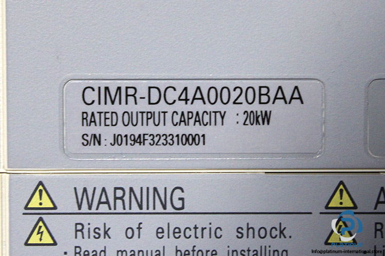 yaskawa-CIMR-DC4A0020BAA-regenerative-converter-unit-(new)-6