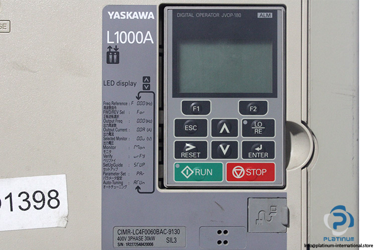 yaskawa-CIMR-L4F0060BAC-9130-ac-frequency-drive-(used)-2