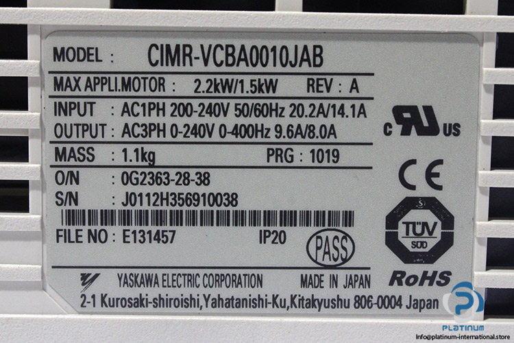 yaskawa-CIMR-VCBA0010JAB-ac-frequency-drive-(new)-4
